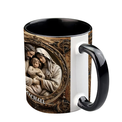 I Believe In Him - Personalized Christian Accent Mug