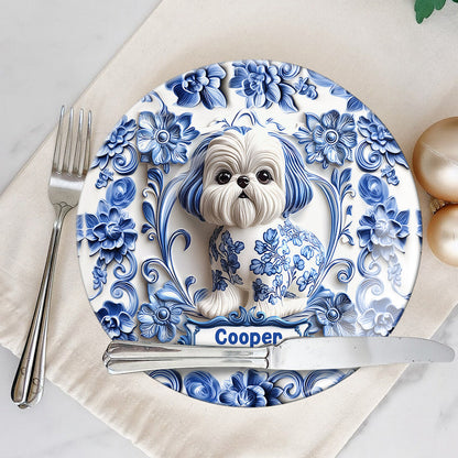 Personalized Dog Ceramic Plate