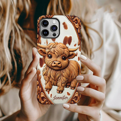 Love Highland Cows - Personalized Full Print Phone Case