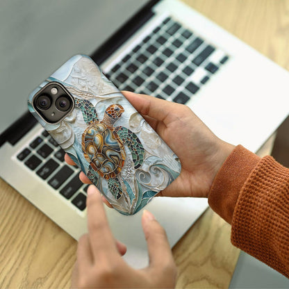 Personalized Turtle Full Print Phone Case