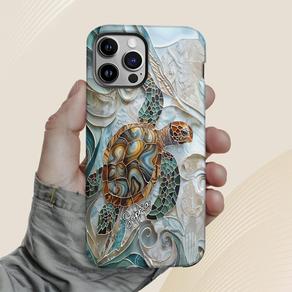 Personalized Turtle Full Print Phone Case