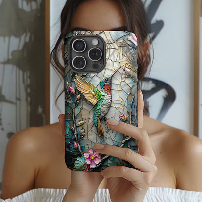 Personalized Artistic Hummingbird Full Print Phone Case