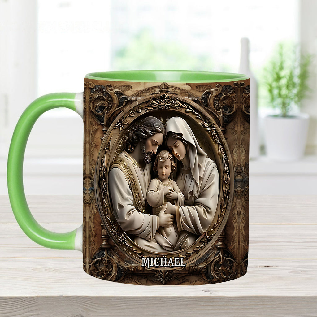 I Believe In Him - Personalized Christian Accent Mug