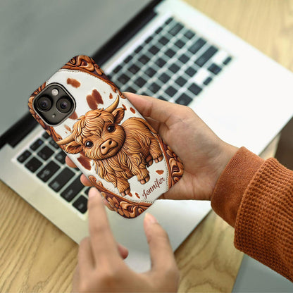 Love Highland Cows - Personalized Full Print Phone Case