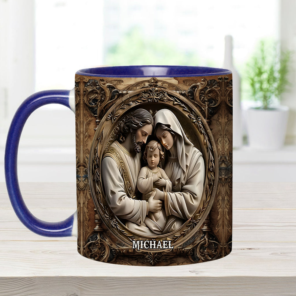 I Believe In Him - Personalized Christian Accent Mug