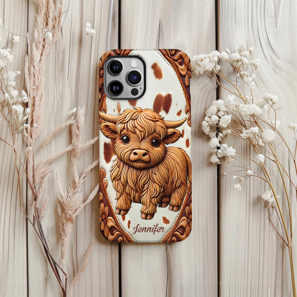 Love Highland Cows - Personalized Full Print Phone Case