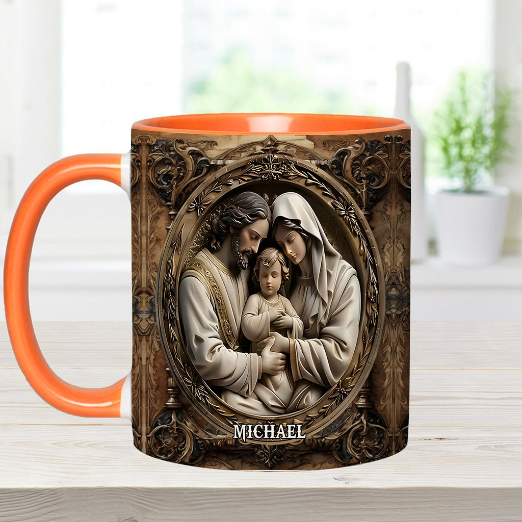 I Believe In Him - Personalized Christian Accent Mug