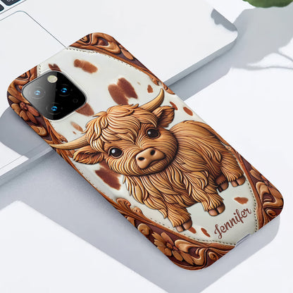 Love Highland Cows - Personalized Full Print Phone Case