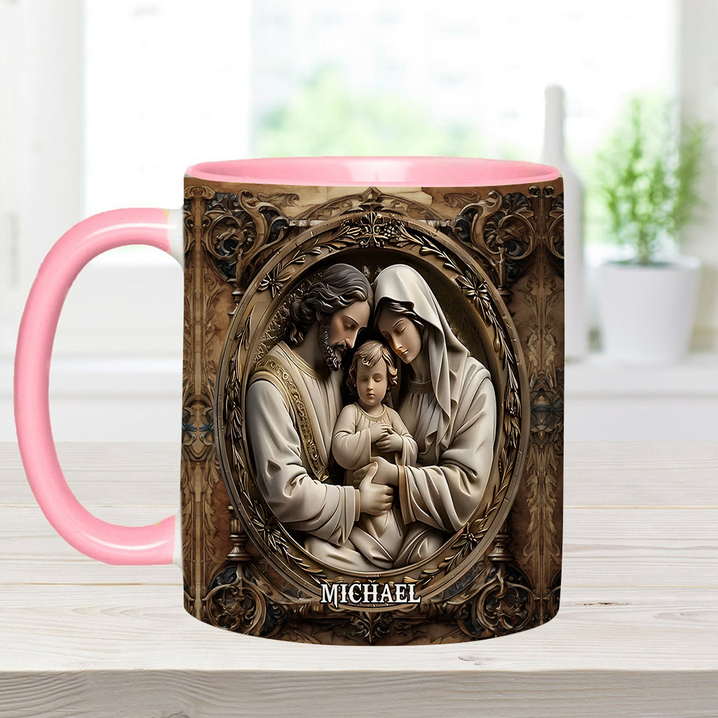 I Believe In Him - Personalized Christian Accent Mug