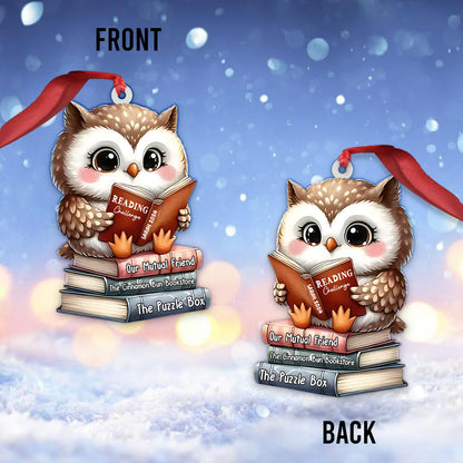 Reading Challenge - Personalized Book Ornament