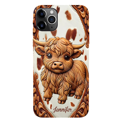 Love Highland Cows - Personalized Full Print Phone Case