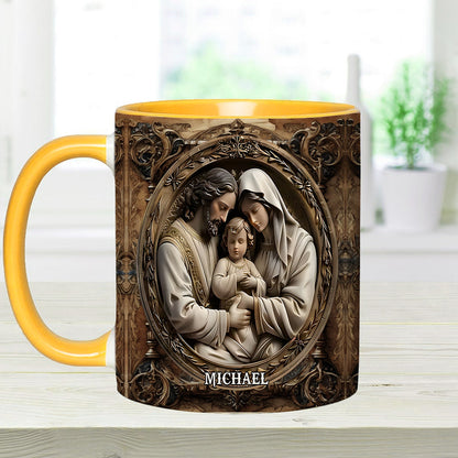 I Believe In Him - Personalized Christian Accent Mug