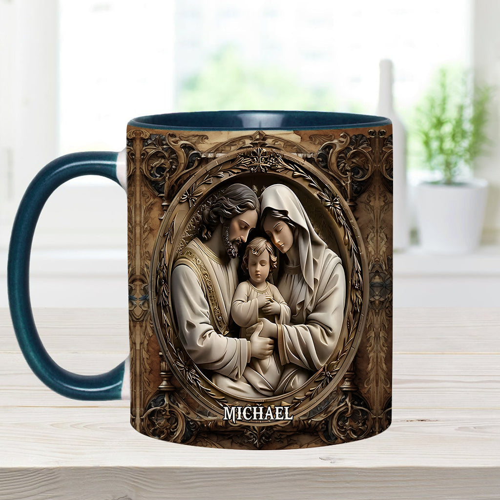 I Believe In Him - Personalized Christian Accent Mug