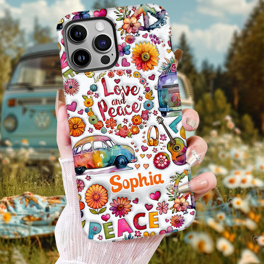 Personalized Hippie Soul Full Print Phone Case