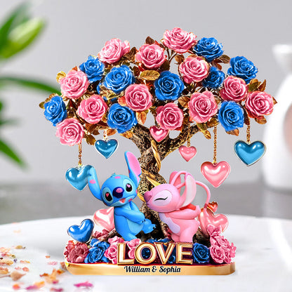 Personalized Tree Of Love Custom Shaped Acrylic Plaque