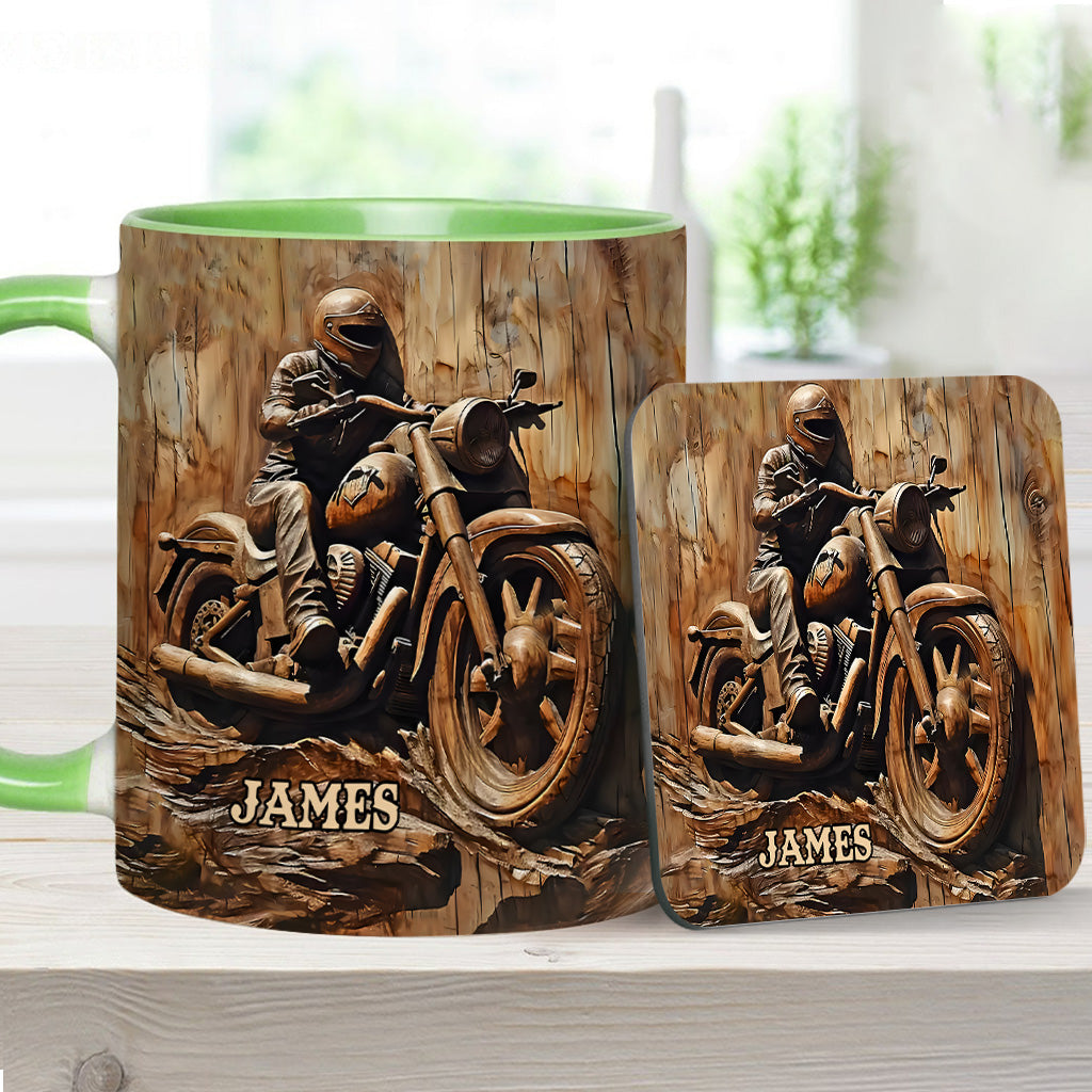 Biker - Personalized Biker Accent Mug