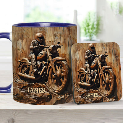 Biker - Personalized Biker Accent Mug