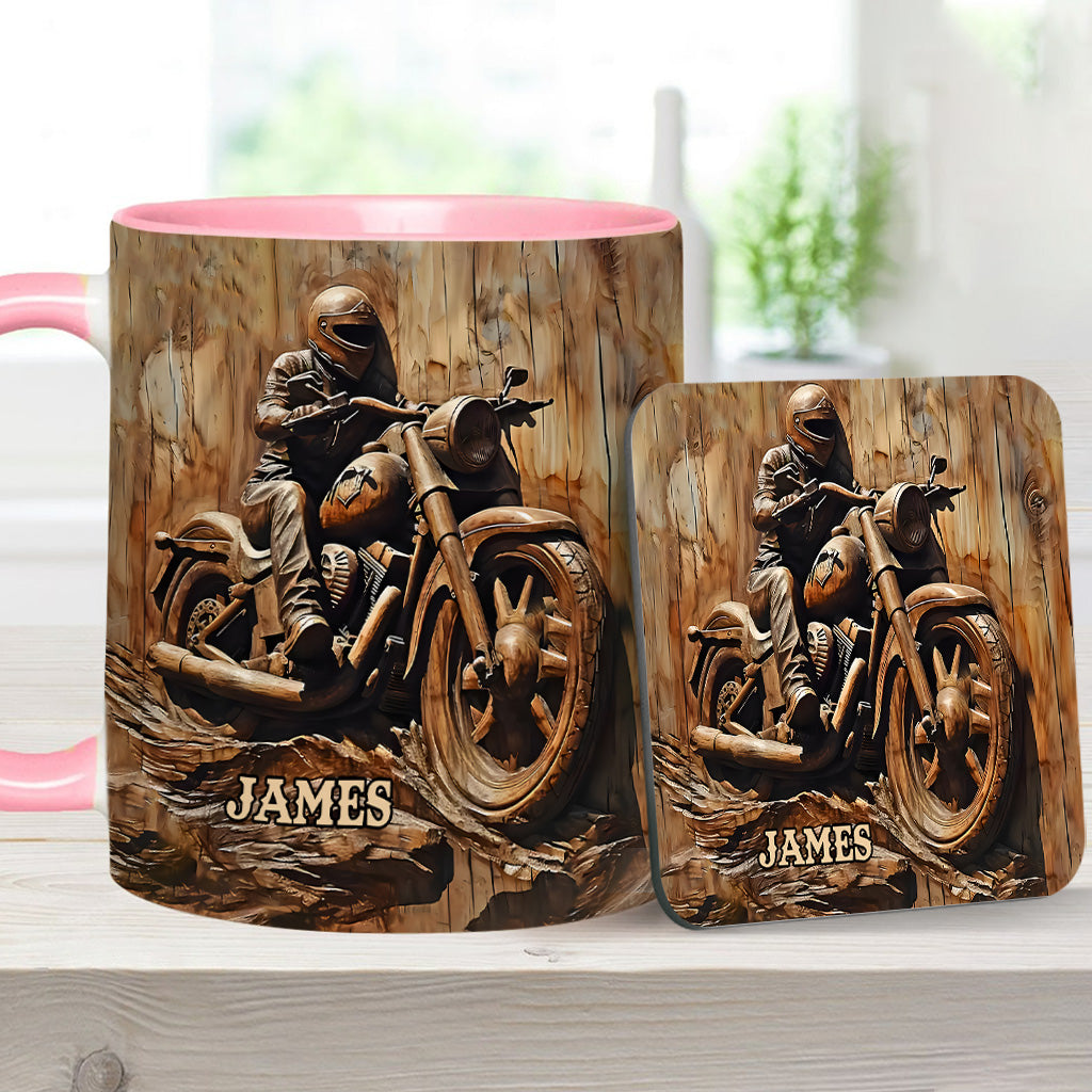 Biker - Personalized Biker Accent Mug