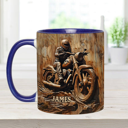 Biker - Personalized Biker Accent Mug