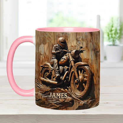 Biker - Personalized Biker Accent Mug