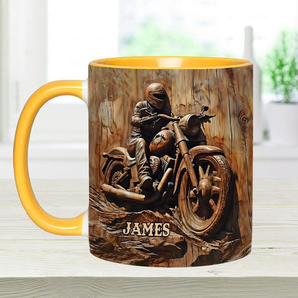 Biker - Personalized Biker Accent Mug