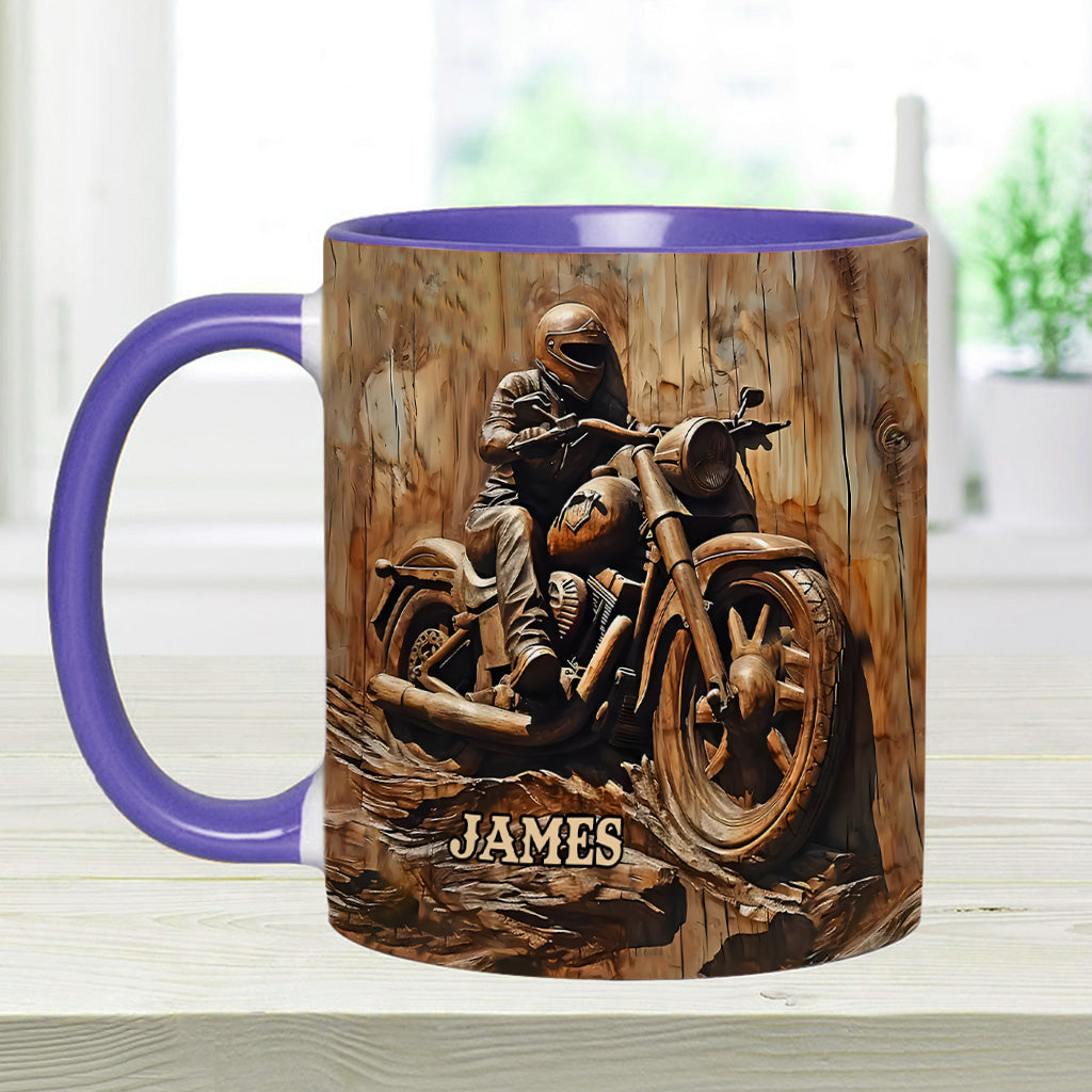 Biker - Personalized Biker Accent Mug