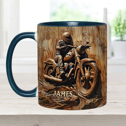 Biker - Personalized Biker Accent Mug