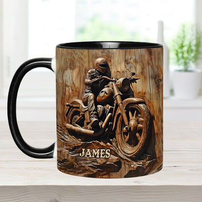 Biker - Personalized Biker Accent Mug