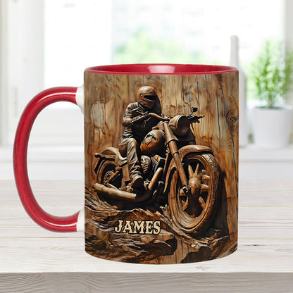 Biker - Personalized Biker Accent Mug