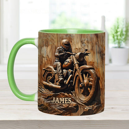 Biker - Personalized Biker Accent Mug