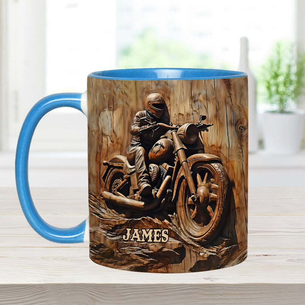 Biker - Personalized Biker Accent Mug