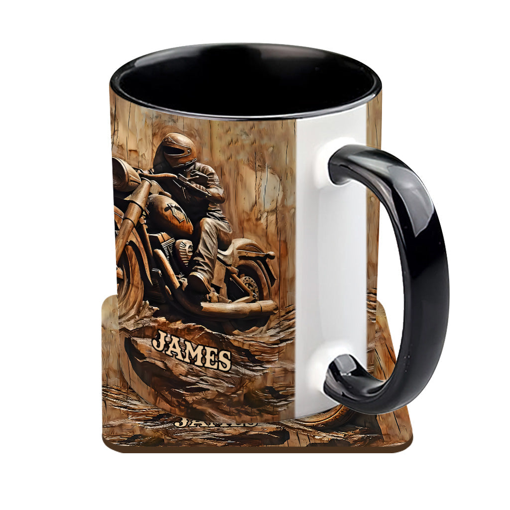 Biker - Personalized Biker Accent Mug