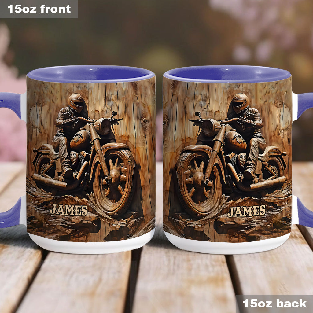 Biker - Personalized Biker Accent Mug