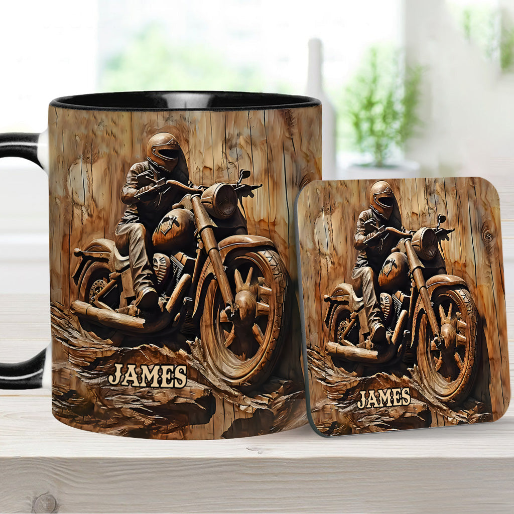 Biker - Personalized Biker Accent Mug