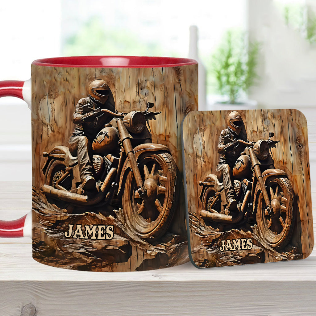 Biker - Personalized Biker Accent Mug