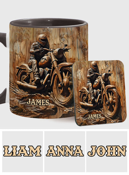 Biker - Personalized Biker Accent Mug