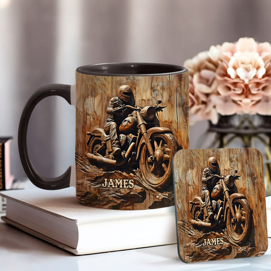 Biker - Personalized Biker Accent Mug