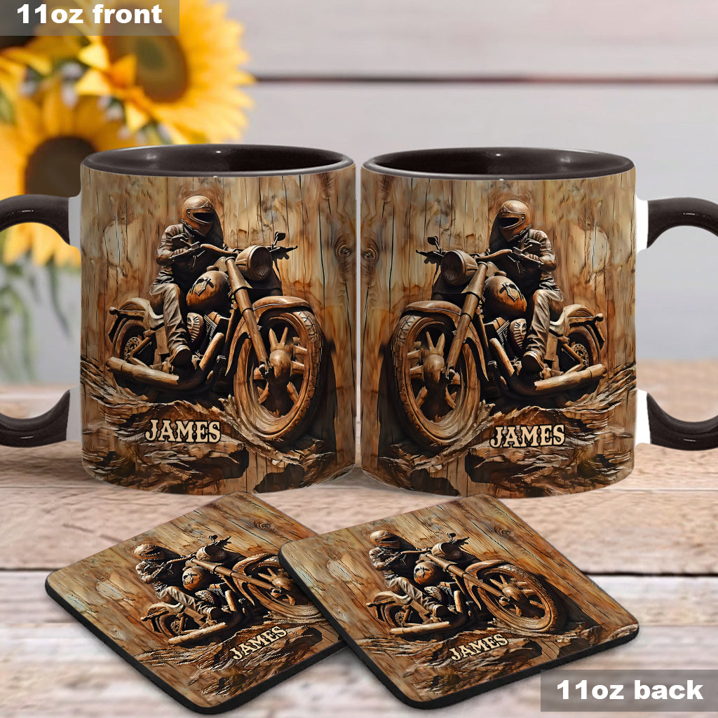 Biker - Personalized Biker Accent Mug