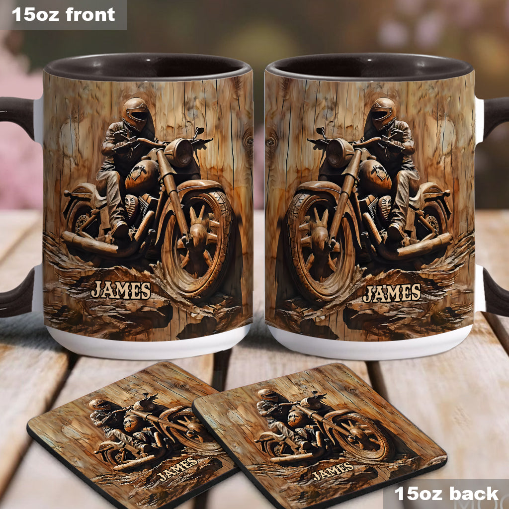 Biker - Personalized Biker Accent Mug