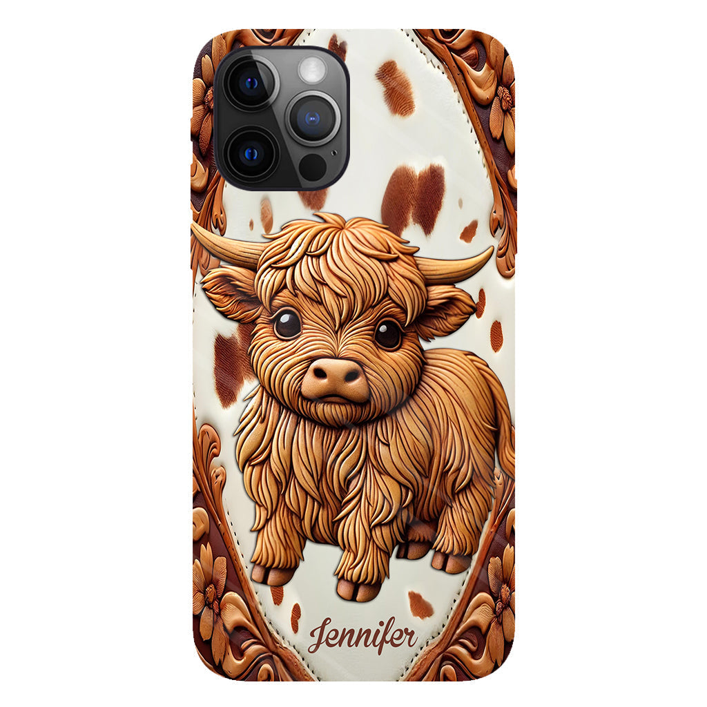 Love Highland Cows - Personalized Full Print Phone Case