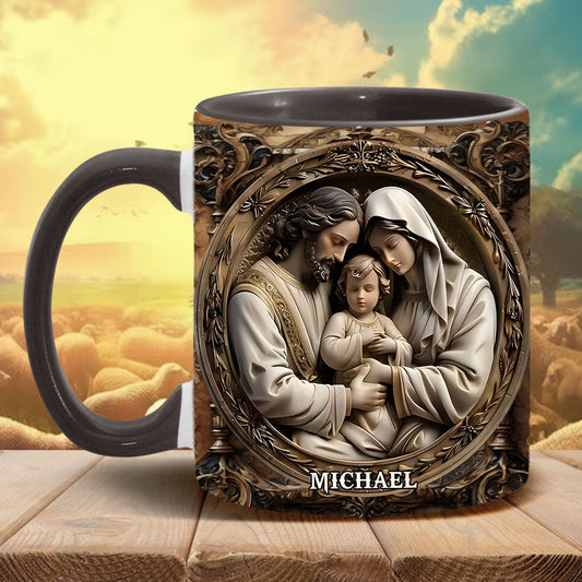 I Believe In Him - Personalized Christian Accent Mug