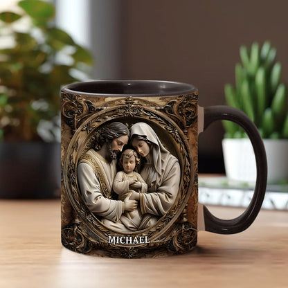 I Believe In Him - Personalized Christian Accent Mug