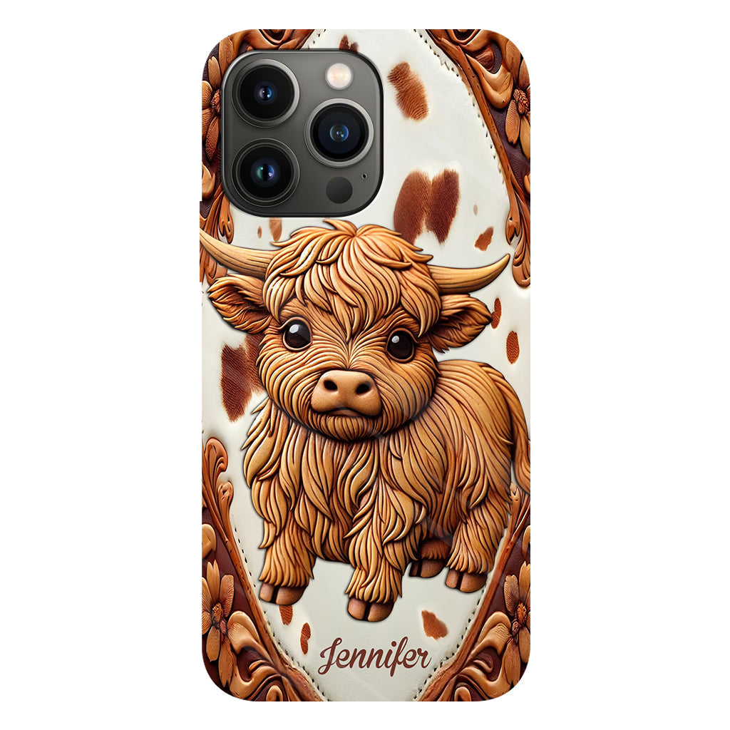 Love Highland Cows - Personalized Full Print Phone Case