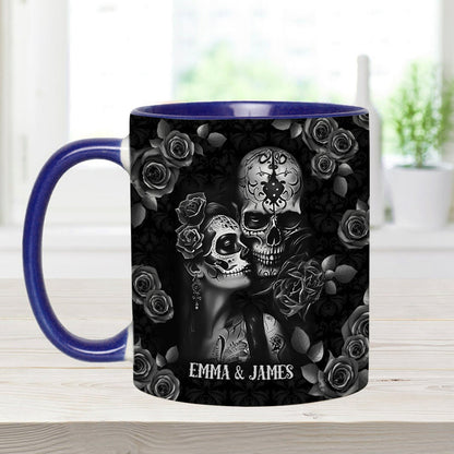 It's You And Me - Personalized Skull Accent Mug