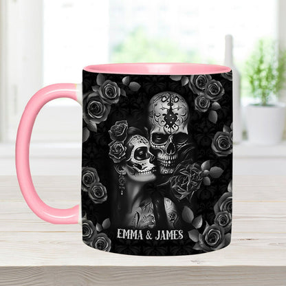 It's You And Me - Personalized Skull Accent Mug