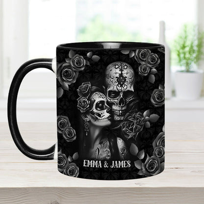 It's You And Me - Personalized Skull Accent Mug