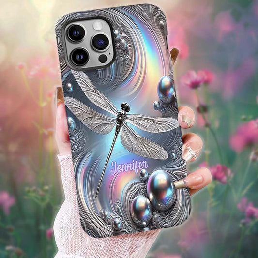 Beautiful 3D Dragonfly - Personalized Dragonfly Full Print Phone Case