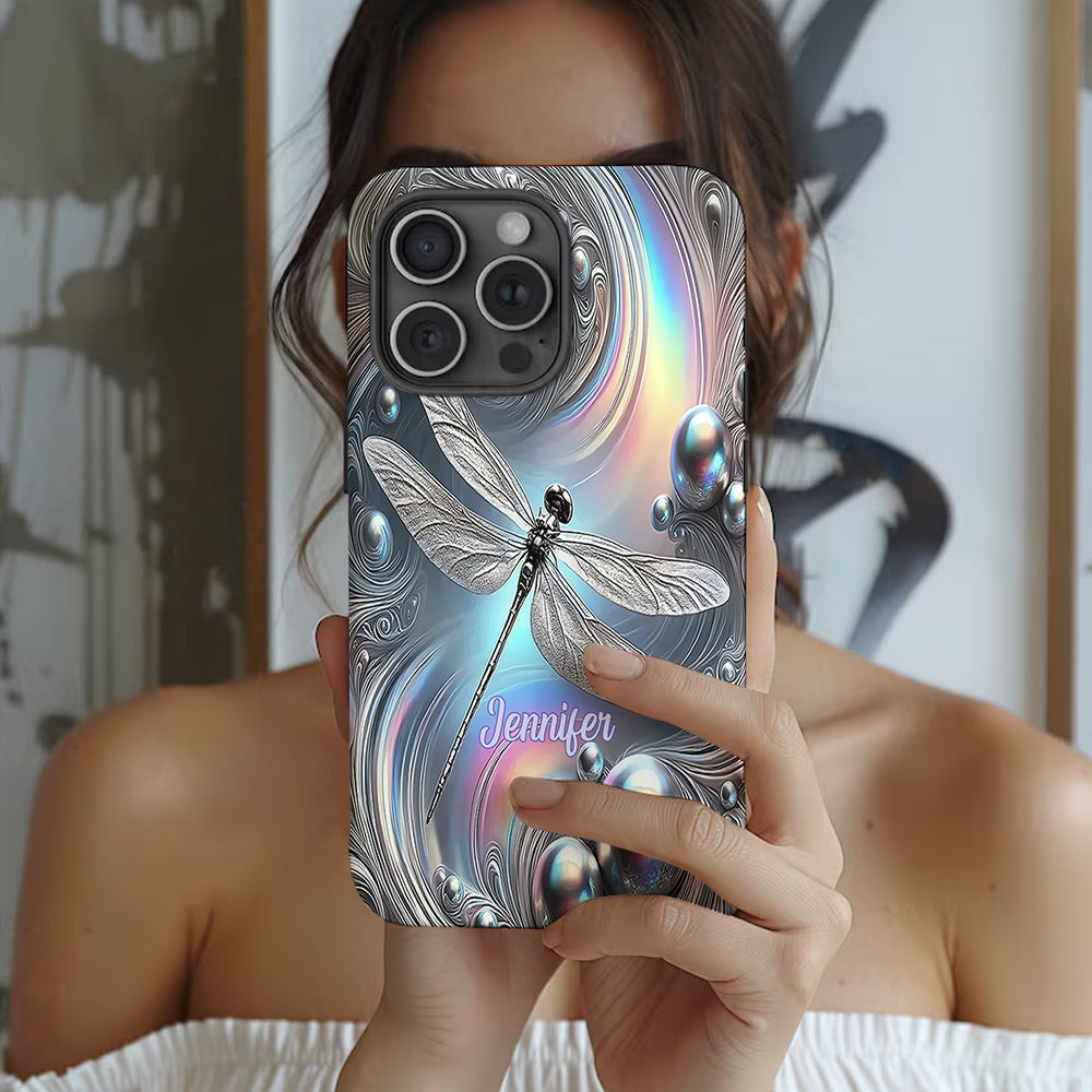 Beautiful 3D Dragonfly - Personalized Dragonfly Full Print Phone Case