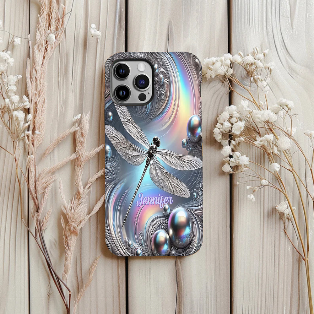 Beautiful 3D Dragonfly - Personalized Dragonfly Full Print Phone Case