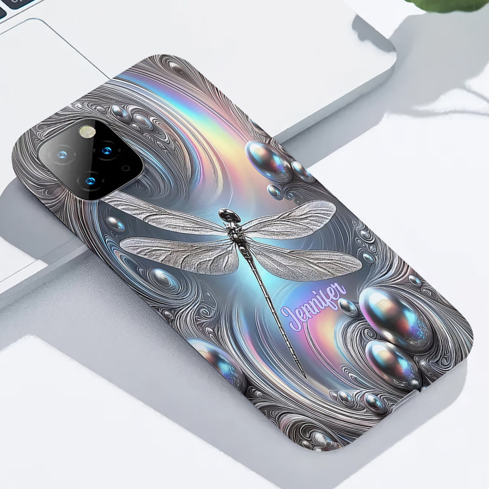 Beautiful 3D Dragonfly - Personalized Dragonfly Full Print Phone Case